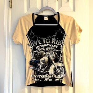 Daytona Beach Bike Week Motorcycle Graphic Tee